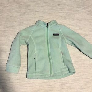 Columbia Mint Green Fleece Jacket 3T
